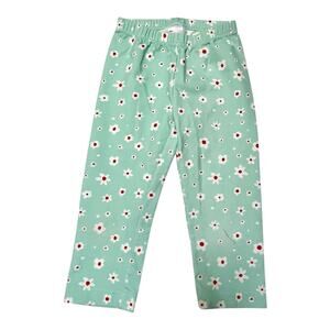 Hanna Andersson Fiji Flower Capri Leggings Size 6/7